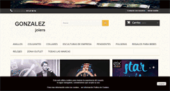 Desktop Screenshot of gonzalezjoiers.com