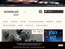 Tablet Screenshot of gonzalezjoiers.com